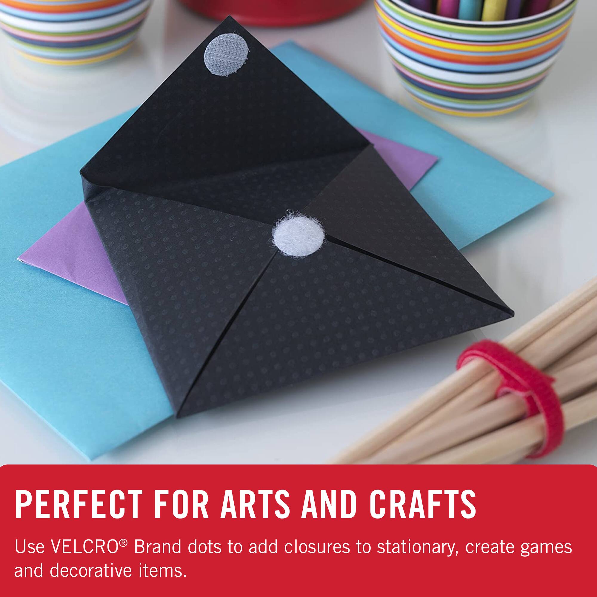 12 Packs: 15 ct. (180 total) VELCRO® Brand Sticky Back White Coins